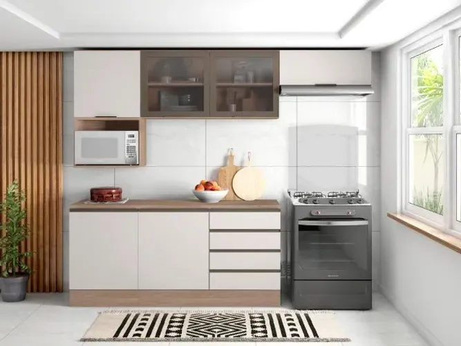 Cozinha completa 6 peças Etna Modulada - Entrega e montagem grátis p/ Fortaleza