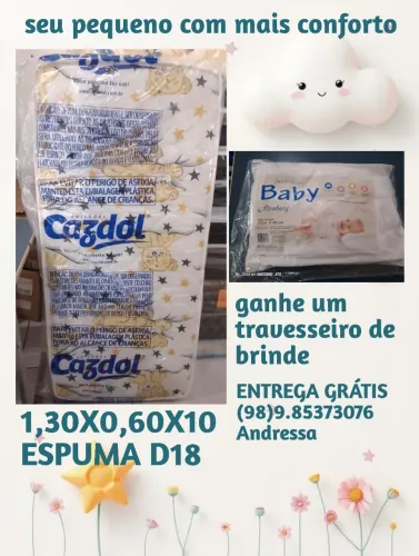 Colchão baby d18