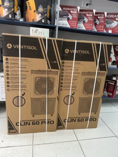 Climatizador Evaporativo Ventisol Clin 60 Pro - Novo