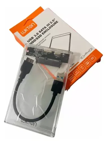 Case USB 3.0 SATA III 2.5 HDD/SSD - Praticidade e Velocidade Transferência 6GB/s
