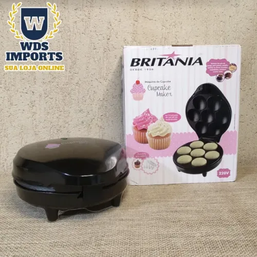 Maquina de Cupcake Maker 3 Preto Britânia 220v