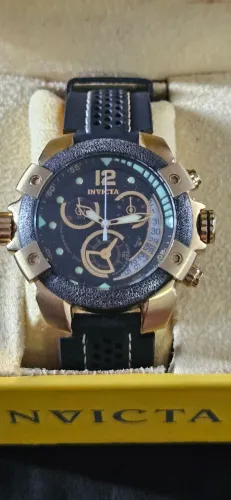 Relógio Invicta Modelo 6306 Quartzo suíço caixa 51mm 100m prova d'água 