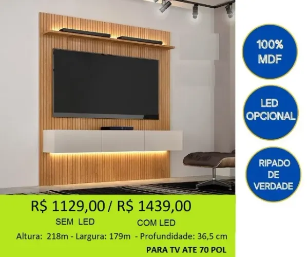 HOME 1,79M COM RIPAS AUTÊNTICAS