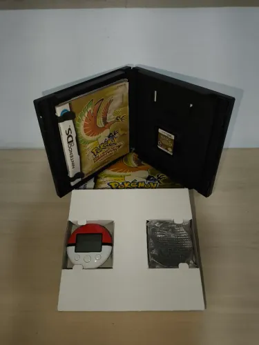 Pokémon Heartgold DS na caixa + PokeWalker original