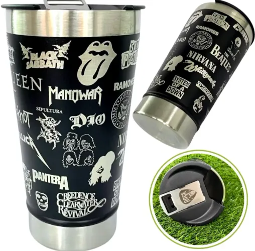 Copo Térmico Personalizado (Rock in Roll)