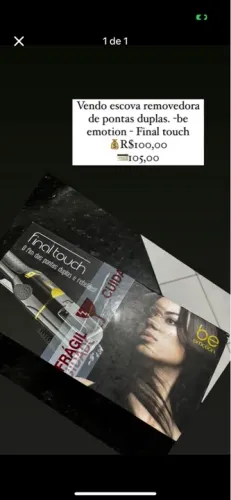 Escova Removedora de Pontas Duplas be emotion Final Touch