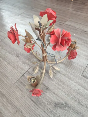 Lustre Floral Vintage Decorativo e porta chave