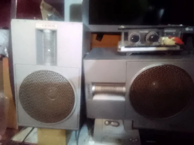 Caixas de som Orion par com amplificador