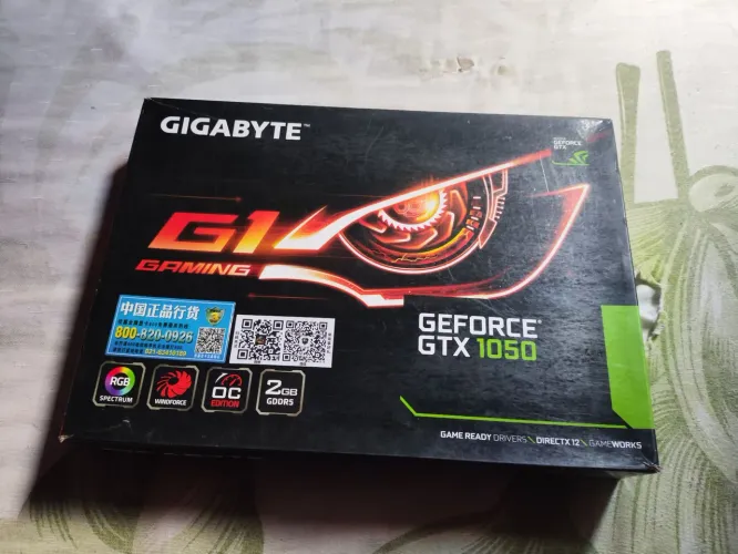 Placa GTX 1050 2GB GIGABYTE