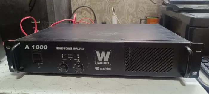Potência Amplificador Machine A1000 Wvox Tudo Funcionando