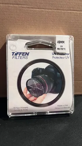 Filtro UV lente câmera