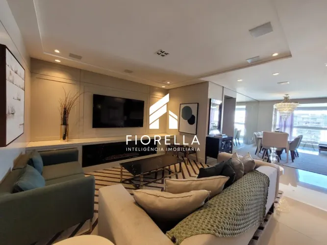 Apartamento mobiliado à venda com 02 suítes, 03 vagas, em Campinas, São José/SC.