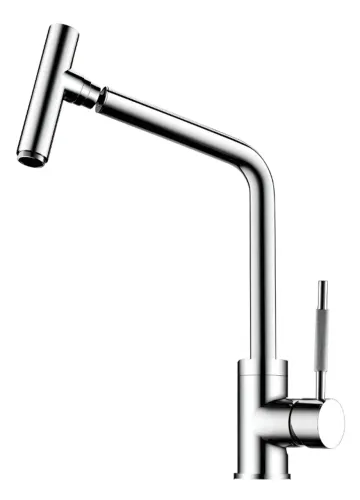 Misturador Monocomando Cozinha Gourmet Lexxa Lx6208 Cromado Acabamento Brilhante Cor Croma