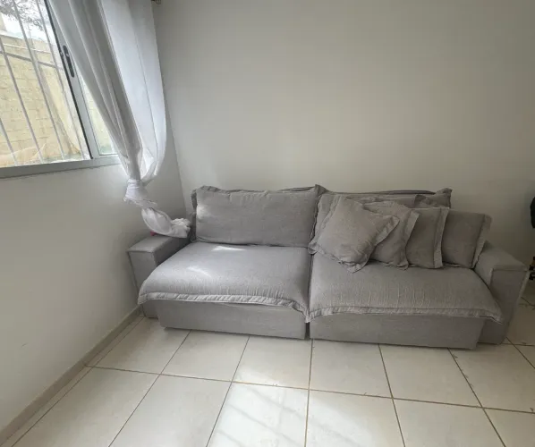 Sofá retrátil molas ensacadas 2,60