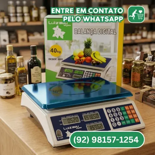 Balanca Digital Comercial 40kg Alta Precisao