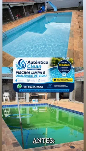 Limpeza de piscina e manutenção!