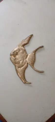 Escultura de Parede Peixe Arcará