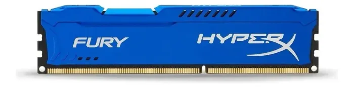 Memória Ram Fury Ddr3 Color Azul 8gb 1 Hyperx Hx316c10f/8
