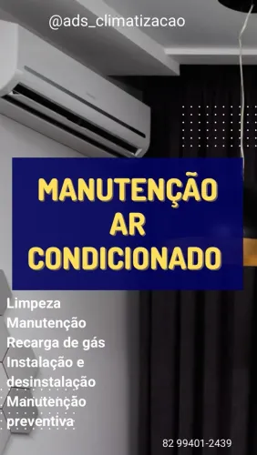 Manutenção é instalação ar condicionado