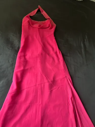 Vestido de festa longo rosa 