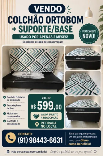 Colchão de Solteiro Ortobom