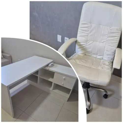 VENDO MESA + CADEIRA PARA CONSULTÓRIO/ESCRITÓRIO - SEMINOVA