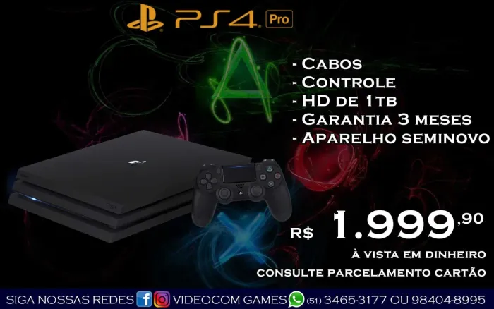 Console PS4 pro 