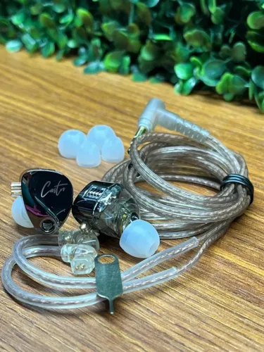 Fone KZ Castor Improved Bass 4 Drivers, Hi-Fi e Equalização Mecânica - Entrega Grátis! 