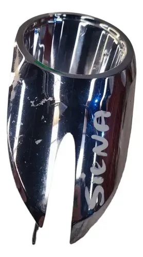 Moldura Farol De Milha Cromado Direito Siena, Palio 2012 Cromada Ambos Os Lados