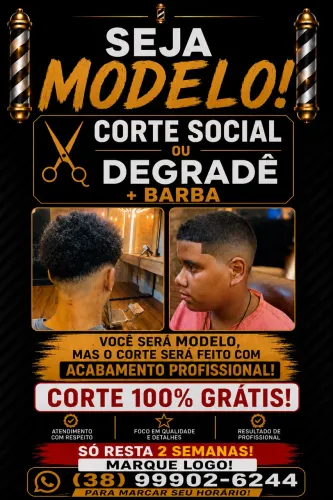 Corte de cabelo gratuito bem feito