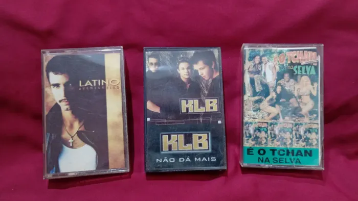 Lote de fita K7 de duplas antigas que fizeram sucesso
