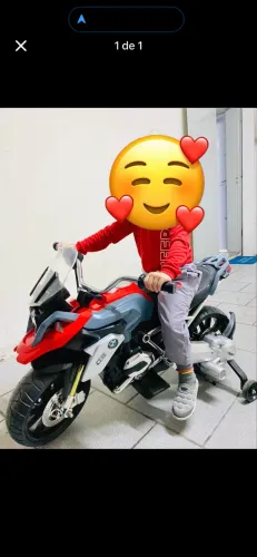 Moto infantil elétrica