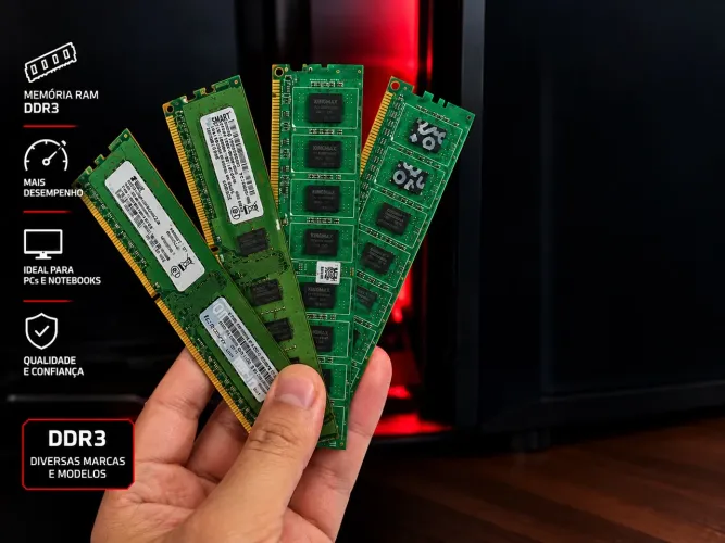 Memória RAM DDR3 4GB para PC ? Funcionando