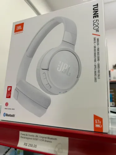 Fone de Ouvido JBL Original Bluetooth Recarregável