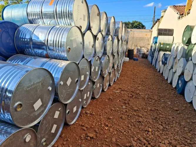 Tambor em aço galvanizado 200L