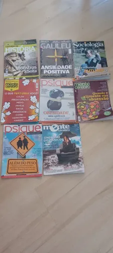 Revistas antigas para trabalho escolar