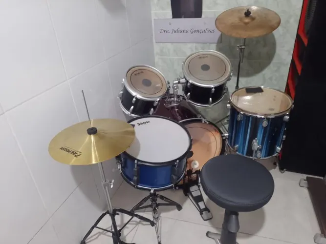 Bateria acústica completa