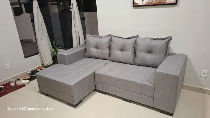 Vendo sofá 3 lugares a pronta entrega!