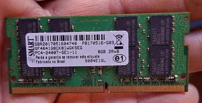 Memória ddr4 8 de ram para notebook 