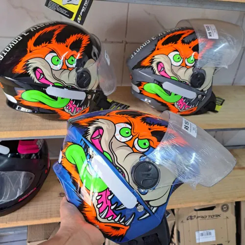 Capacete Coyote aberto confort acolchoado