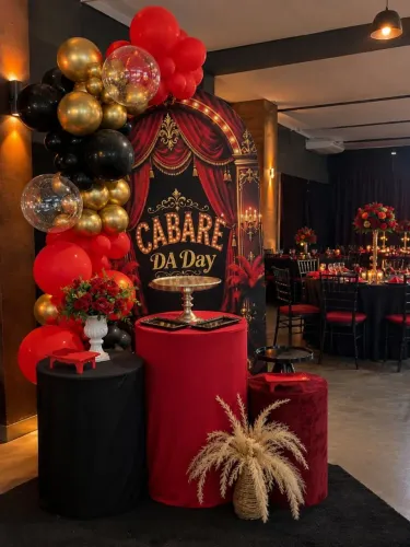 Decoração de festa personalizada