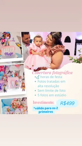 Fotógrafa de festa 