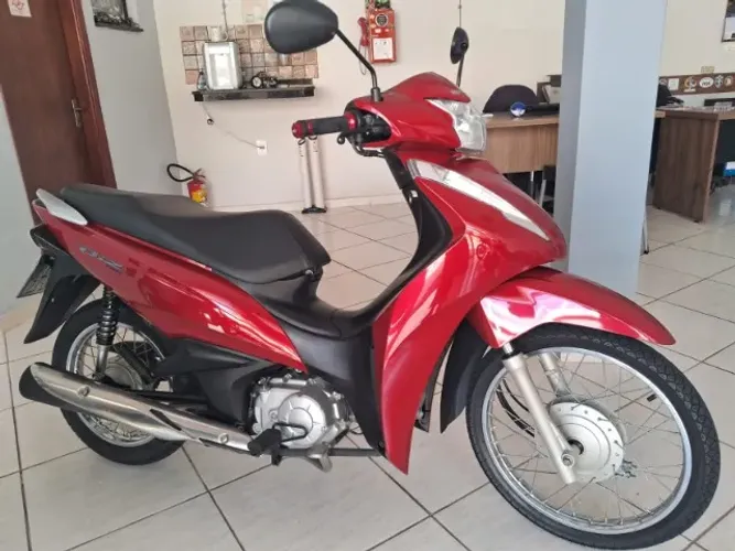 Biz 110i 2019 Vermelha baixo km super nova