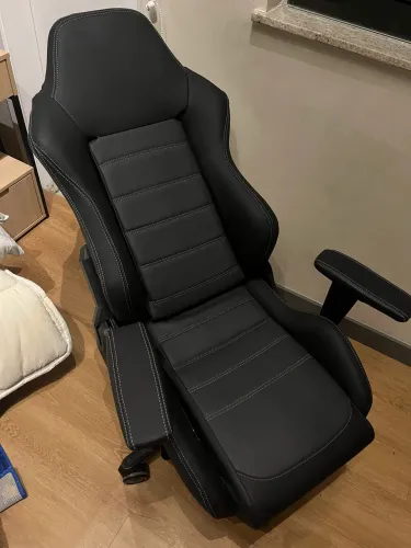 Cadeira Gamer de Couro Legítimo