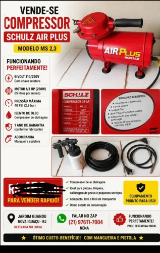 Vendo compressor r$ 400,00
