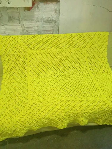 Toalha de crochê mesa tamanho 1,40 x 1,10