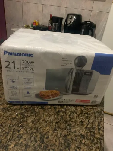 Panasonic Micro-ondas 21L Branco Espelhado 220v