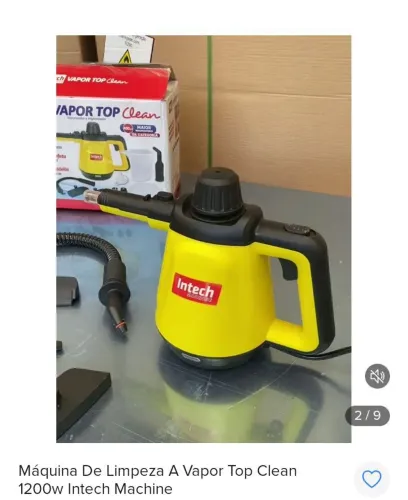 Máquina de limpeza a vapor