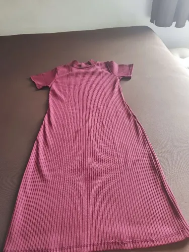 Vestido canelado