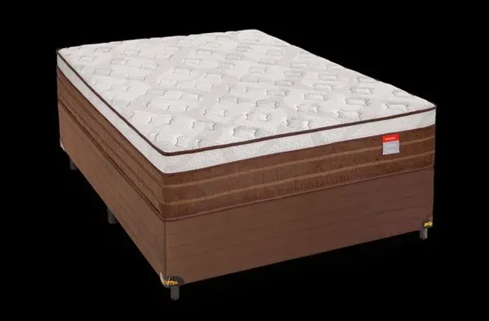 Base + Colchão / Conjunto  Cama Casal Reconflex Intense Miralastic Pro 